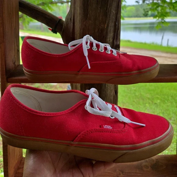 Vans Chili Pepper Red Gumsole Skate Sneaker Mens 11 - Picture 3 of 12
